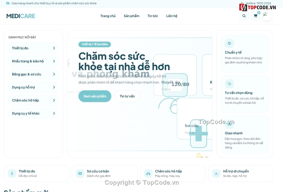 website,web dụng cụ y tế,web bán dụng cụ